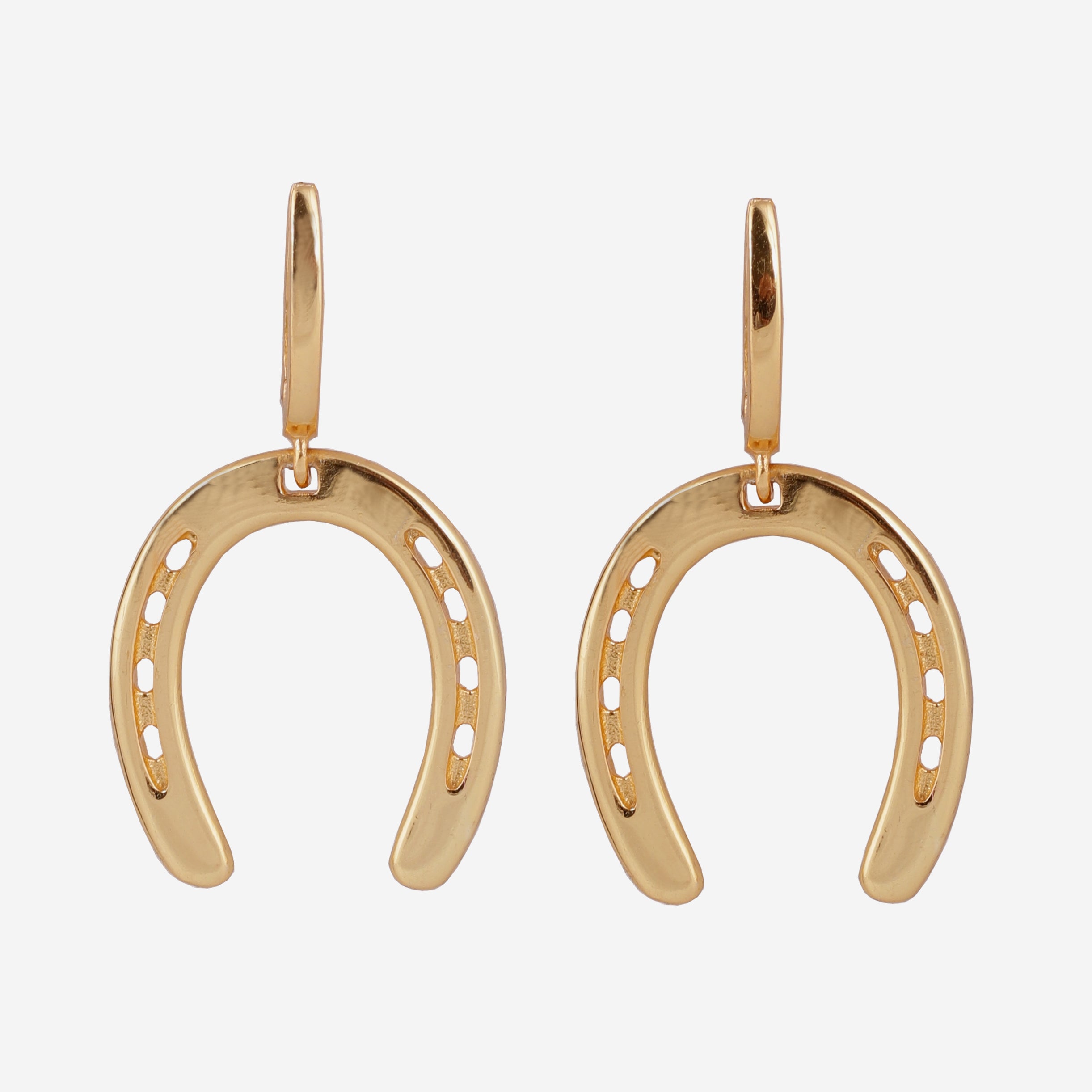 9ct Yellow Gold Horseshoe Stud Earring – EJ and Co Equestrian Jewellery